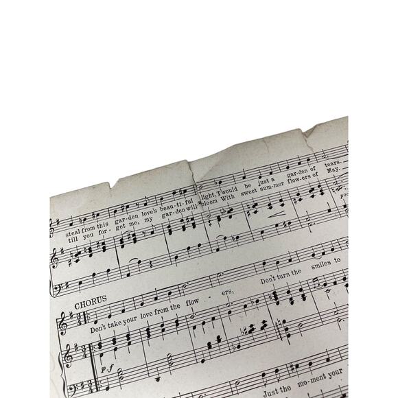 1916 Dont Turn The Smiles To Tears Sheet Music Richard Whiting Daisy Sullivan - Picture 5 of 11